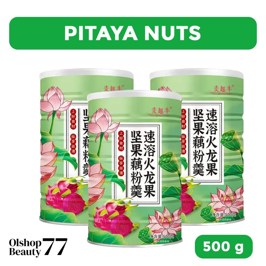 OUFEN LOTUS ROOT POWDER BUBUK AKAR TERATAI ORI 100% MAKANAN DIET SUDAH BPOM /FRUIT LOTUS ROOT / WHITE FUNGUS,RED DATES AND LOTUS /CHIA SEED NUT INSTAN LOTUS ROOT / PITAYA NUT /OSMANTHIC NUT LOTUS ROOT/ROSE NUT AND LOTUS ROOT - Gambar 5