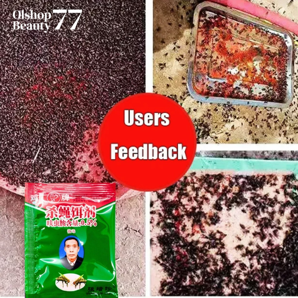ZHANG PEI ZHEN ORIGINAL PEMBASMI LALAT RACUN LALAT PERBOX ISI 25 PCS - Gambar 2
