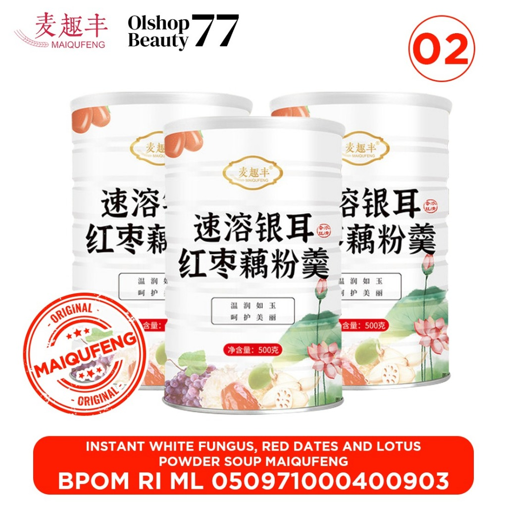 OUFEN LOTUS ROOT POWDER BUBUK AKAR TERATAI ORI 100% MAKANAN DIET SUDAH BPOM /FRUIT LOTUS ROOT / WHITE FUNGUS,RED DATES AND LOTUS /CHIA SEED NUT INSTAN LOTUS ROOT / PITAYA NUT /OSMANTHIC NUT LOTUS ROOT/ROSE NUT AND LOTUS ROOT - Gambar 3