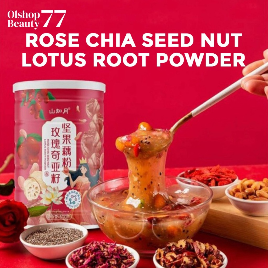 OUFEN LOTUS ROOT POWDER BUBUK AKAR TERATAI ORI 100% SUDAH BPOM / PURPLE POTATO NUT LOTUS ROOT SOUP/ROSE CHIA SEED NUT/PUERARIA YAM CORN/GOLD COLLAGEN LOTUS ROOT ROSE NUT - Gambar 9