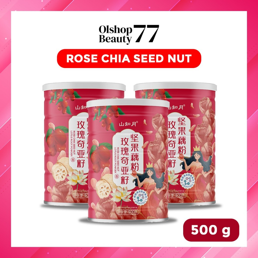 OUFEN LOTUS ROOT POWDER BUBUK AKAR TERATAI ORI 100% SUDAH BPOM / PURPLE POTATO NUT LOTUS ROOT SOUP/ROSE CHIA SEED NUT/PUERARIA YAM CORN/GOLD COLLAGEN LOTUS ROOT ROSE NUT - Gambar 4