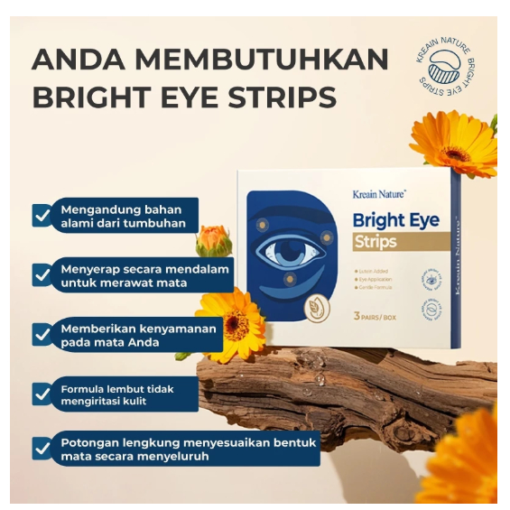 KREAIN NATURE EYE PATCH - MENGATASI MATA MERAH MEREDAKAN KELELAHAN MATA - Gambar 2