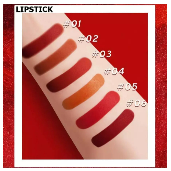 SVMY LIQUID LIPSTICK SHINY 1063 GLAMOUR LIP GLAZE LIPTINT TEKSTUR MATTE 6 WARNA - Gambar 3