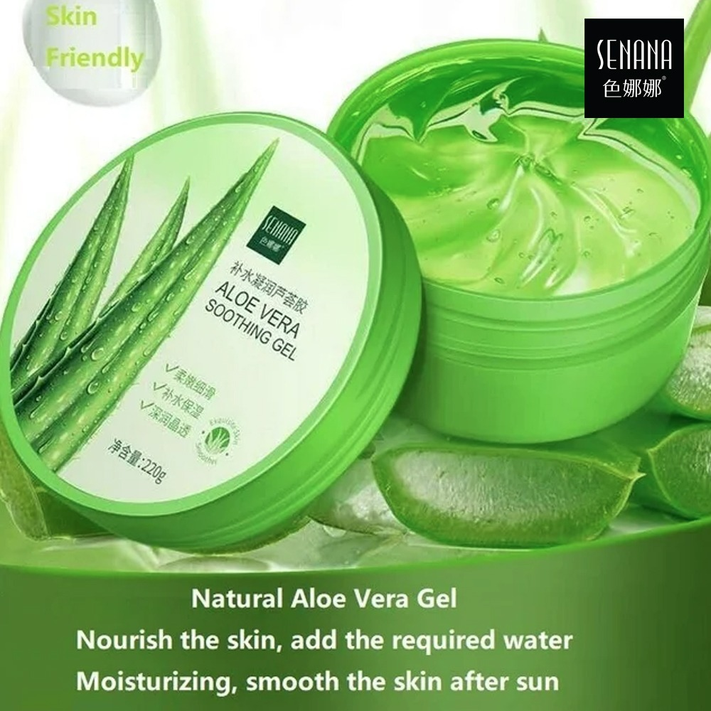 BPOM ALOEVERA GEL MURNI NATURAL SENANA 220gr - Gambar 4