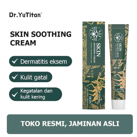 CREAM HERBAL DR.YUTITAN SKIN SOOTHING CREAM PEREDA IRITASI GATAL GATAL ALERI KULIT MERAH DAN UNTUK AREA SENSITIF - Gambar 2