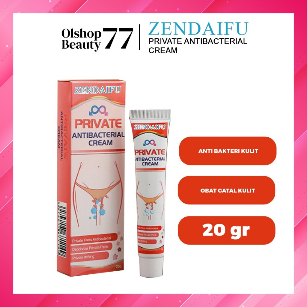 ZENDAIFU CREAM PRIVATE ANTIBACTERIAL 20 GRAM / COCOK UNTUK KULIT ALERI GATAL GATAL SELANGKANGAN EKSIM
