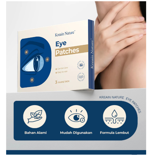 KREAIN NATURE EYE PATCH KOMPRES BAHAN HERBAL PERAWATAN MATA PANDANGAN BURAM MENYEGARKAN MATA LELAH DAN MATA MERAH - Gambar 4