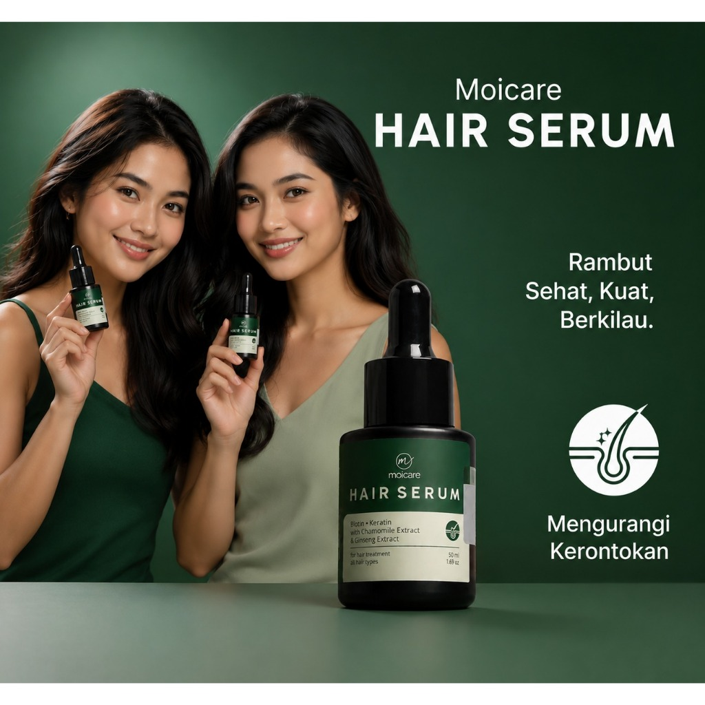 SERUM RAMBUT BIOTIN KERATIN NUTRISI RAMBUT ALAMI MENUMBUHKAN RAMBUT - Gambar 3