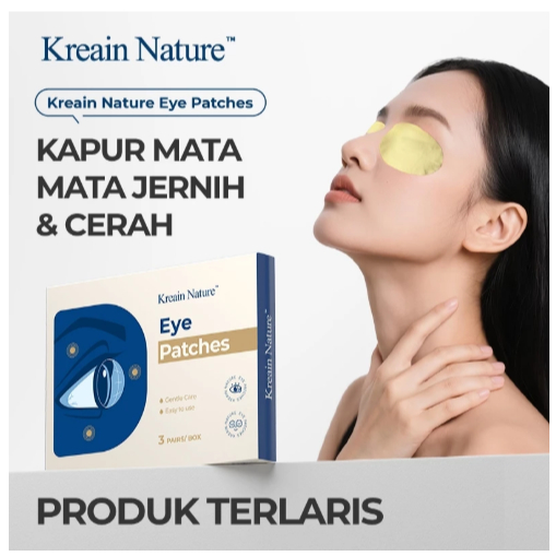 KREAIN NATURE EYE PATCH KOMPRES BAHAN HERBAL PERAWATAN MATA PANDANGAN BURAM MENYEGARKAN MATA LELAH DAN MATA MERAH - Gambar 2