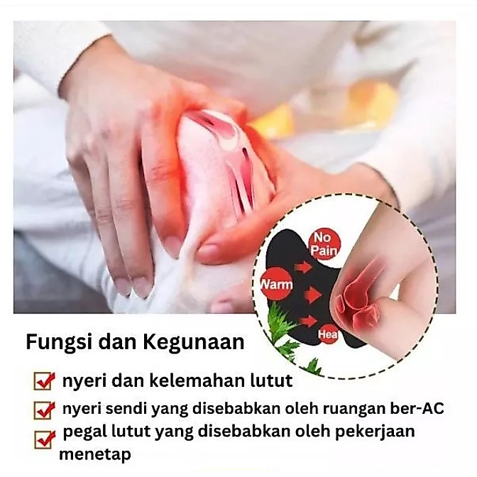 PAKET HEMAT KOYO KNEE PATCH HERBAL DAPAT MENYEMBUHKAN NYERI SENDI CEDERA LUTUT - Gambar 3