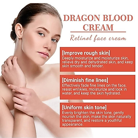 CREAM DRAGON BLOOD CREAM WAJAH ANTI PENUAAN ANTI KERUT MENCERAHKAN WAJAH MELEMBAPKAN 50 GRAM - Gambar 8
