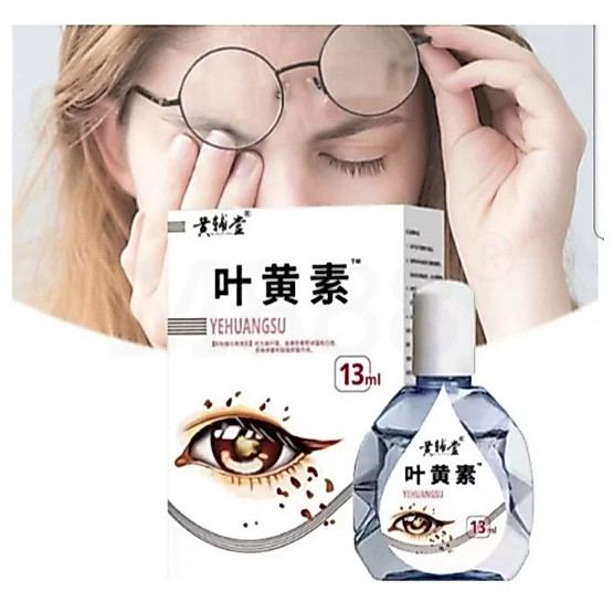 YEHUANGSU OBAT MATA TETES ORIGINAL MENGATASI MATA GATAL MATA MERAH MATA BERAIR MATA MINUS PENGLIHATAN BURAM 13ML