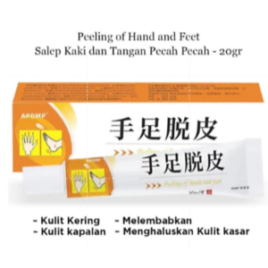 CREAM PEELING OF HAND AND FEET SALEP KAKI DAN TANGAN PECAH PECAH 20 GRAM
